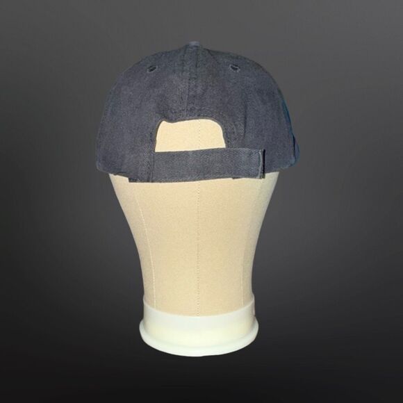 Vintage Inetol 1990s Red Flame Canadian Maple Leaf Black Trucker Adjustable Hat - Picture 5 of 10